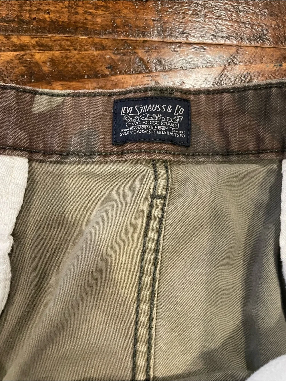 Levi's Men's Camo Cargo Shorts - Brown & Green